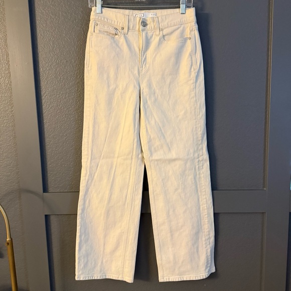 AYR • The Secret sauce high rise straight leg jeans ecru cream - 27 short - Picture 2 of 7